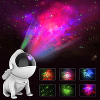 Space Dog Night Light Galaxy Star Astronaut Projector App Nebula Lamps  Led Lights For Children Bedroom Decorative Birthday Gift