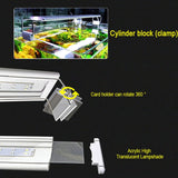 XY-15N/K Aquarium Glass Fish Tank LED Aquatic Bracket Lamp, US Plug, XY-15N/K