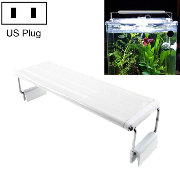 XY-15N/K Aquarium Glass Fish Tank LED Aquatic Bracket Lamp, US Plug, XY-15N/K