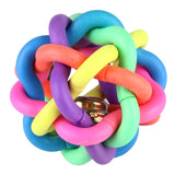 Fun Colorful Weave Style Bell Ball Pet Toy, Size: L (9*9*9cm), Size: L (9*9*9cm)