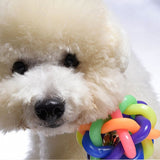 Fun Colorful Weave Style Bell Ball Pet Toy, Size: L (9*9*9cm), Size: L (9*9*9cm)