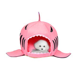 Indoor Pet Dog Puppy Cat Warm House Sharks Pet Sleeping Bed Nest, S Size: 42x42x42cm