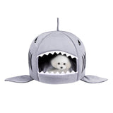 Indoor Pet Dog Puppy Cat Warm House Sharks Pet Sleeping Bed Nest, S Size: 42x42x42cm