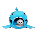 Indoor Pet Dog Puppy Cat Warm House Sharks Pet Sleeping Bed Nest, S Size: 42x42x42cm