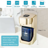 Goddard Non-contact Auto-sensing Foam Intelligent Hand Sanitizer Liquid Soap Dispenser with LED Display, with LED Display