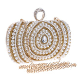 Women Fashion Banquet Party Pearl Handbag