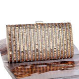 Women Fashion Banquet Party Diamond Square Handbag