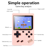 MK800 3.0 inch Macaron Mini Retro Classic Handheld Game Console for Kids Built-in 800 Games, Support AV Output, MK800 / Pink, MK800 / Green, MK800 / Grey, MK800 / Blue, MK800 / Yellow