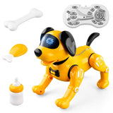 YDJ-K11 Programable Remote Control Robot Dog RC Toy, YDJ-K11(White), YDJ-K11(Yellow)