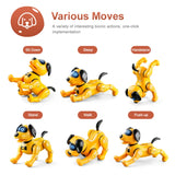 YDJ-K11 Programable Remote Control Robot Dog RC Toy, YDJ-K11(White), YDJ-K11(Yellow)