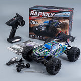 SCY-16101 2.4G 1:16 Electric 4WD RC Monster Truck Coupe Car Toy, SCY-16101 / Blue, SCY-16101 / Purple