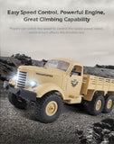 JJR/C Q60 Transporter-1 Full Body 1:16 Mini 2.4GHz RC 6WD Tracked Off-Road Military Truck Car Toy, Q60