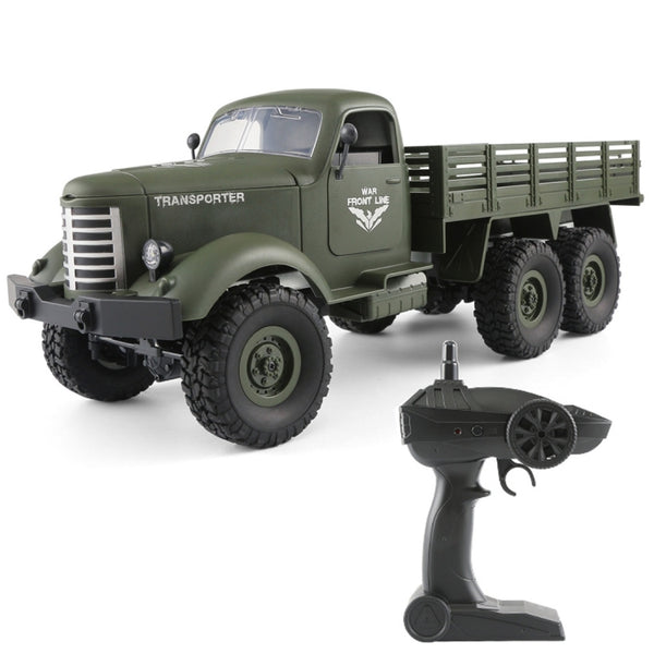 JJR/C Q60 Transporter-1 Full Body 1:16 Mini 2.4GHz RC 6WD Tracked Off-Road Military Truck Car Toy, Q60