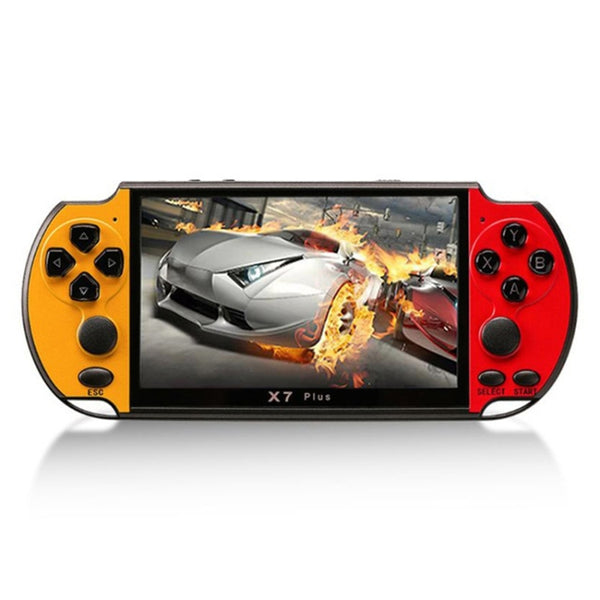 X7 Plus Retro Classic Games Handheld Game Console with 5.1 inch HD Screen & 8G Memory, Support MP4 / ebook, X7 Plus (Yellow + Red), X7 Plus (Yellow), X7 Plus (Blue + Red), X7 Plus (Blue), X7 Plus (Red)