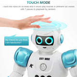 JJR/C R11 CADY WIKE Smart Touch Control Robot with LED Light, Support Waling / Sliding Mode, R11