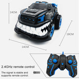 HD885J Devil Tooth Shape 360 Degree Upright Rotation Stunt Remote Control Car Electric Vehicle Toy