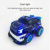 HD885J Devil Tooth Shape 360 Degree Upright Rotation Stunt Remote Control Car Electric Vehicle Toy