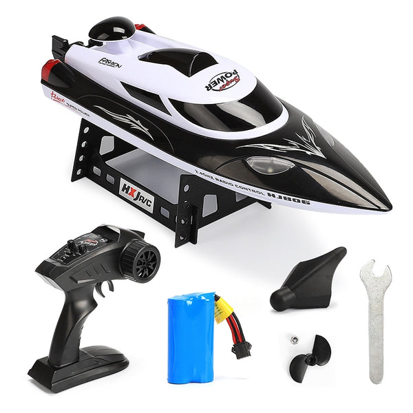 HongXunJie HJ806 2.4Ghz Water Cooling High Speed Racing Boats with Remote Controller, Auto Flip Function, 200m Control Distance