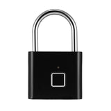 Stainless Steel Automatic Intelligent Fingerprint Padlock Electronic Lock, 10 Fingerprint Edition