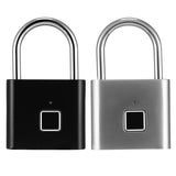 Stainless Steel Automatic Intelligent Fingerprint Padlock Electronic Lock, 10 Fingerprint Edition