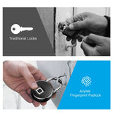 P22 Intelligent Waterproof Anti-theft Fingerprint Security Door Padlock, P22