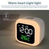 USB Home Smart Clock with Night Light & Memory Function & LED Display, Smart Clock