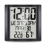 TS-8608 Multifunction Large Screen Clock Household Creative Thermometer Hygrometer, TS-8608