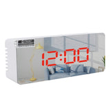 TS-S69-R Multifunctional LED Alarm Clock Battery / Plug-in Charging Dual-purpose Make-up Mirror Clock, TS-S69-G, TS-S69-HW, TS-S69-R