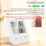 TS-9909-W Multifunction Large Screen Household Thermometer Hygrometer, TS-9909-B, TS-9909-W