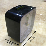 Square Mute Alarm Clock Mini Bedside Office Electronic Clock