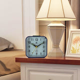 Square Mute Alarm Clock Mini Bedside Office Electronic Clock