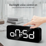 XM905 Multifunctional Voice-activated Alarm Clock LED Electronic Wall Clock