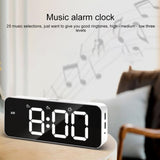 XM905 Multifunctional Voice-activated Alarm Clock LED Electronic Wall Clock