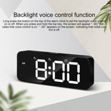 XM905 Multifunctional Voice-activated Alarm Clock LED Electronic Wall Clock