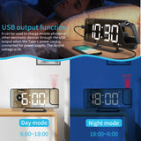 TS-9210 Digital Mirror Projection Alarm Clock With Time Display and Projection, TS-9210