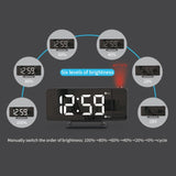 TS-9210 Digital Mirror Projection Alarm Clock With Time Display and Projection, TS-9210