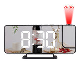 TS-9210 Digital Mirror Projection Alarm Clock With Time Display and Projection, TS-9210