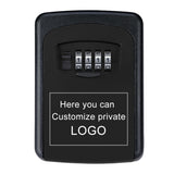 Wall-hanging Key Storage Box with Metal 4-Digit Password Lock