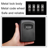 Wall-hanging Key Storage Box with Metal 4-Digit Password Lock