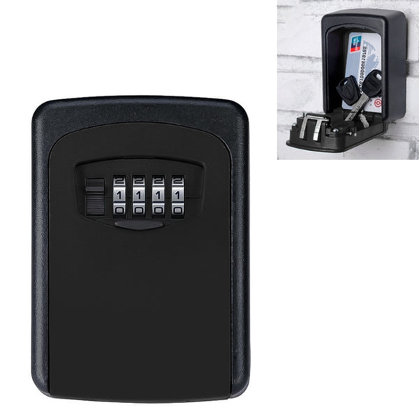 Wall-hanging Key Storage Box with Metal 4-Digit Password Lock