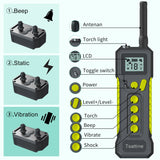 Tsattine T10 IP68 Waterproof 2000FT Dog Training Device with LCD Light, T10