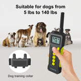 Tsattine T10 IP68 Waterproof 2000FT Dog Training Device with LCD Light, T10