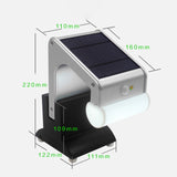 Solar Power Waterproof Human Body Induction 6-modes Remote Control Light with Bluetooth Speaker Base, with Bluetooth Speaker