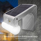 Solar Power Waterproof Human Body Induction 6-modes Remote Control Light with Bluetooth Speaker Base, with Bluetooth Speaker