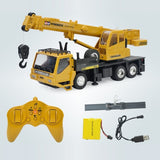 MoFun 2.4G 10-channel Remote Control Simulation Engineering Vehicle, Crane, Dump Truck, Mixer Truck