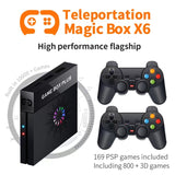 X6 Game Box 4K Video Games Console Magic Box with 2.4GHz Controller, X6 Game Box 64GB EU Plug, X6 Game Box 128GB EU Plug, 64GB, X6 Game Box 128GB US Plug, X6 Game Box 128GB UK Plug