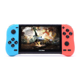 X50 Max 5.1 inch Screen Handheld Game Console for Double Player with 6000+ Games, X50 Max / Black, X50 Max / Red+Blue