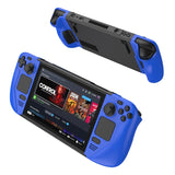 GKK For Steam Deck Color Contrast Anti-fall Game Console Case, GKK Case(Black), GKK Case(Red), GKK Case(Blue)