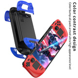 GKK For Steam Deck Color Contrast Anti-fall Game Console Case, GKK Case(Black), GKK Case(Red), GKK Case(Blue)