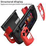 GKK For Steam Deck Color Contrast Anti-fall Game Console Case, GKK Case(Black), GKK Case(Red), GKK Case(Blue)